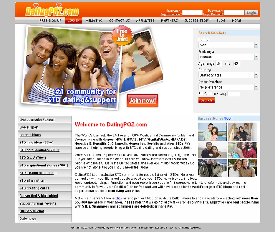 dating sites for stds